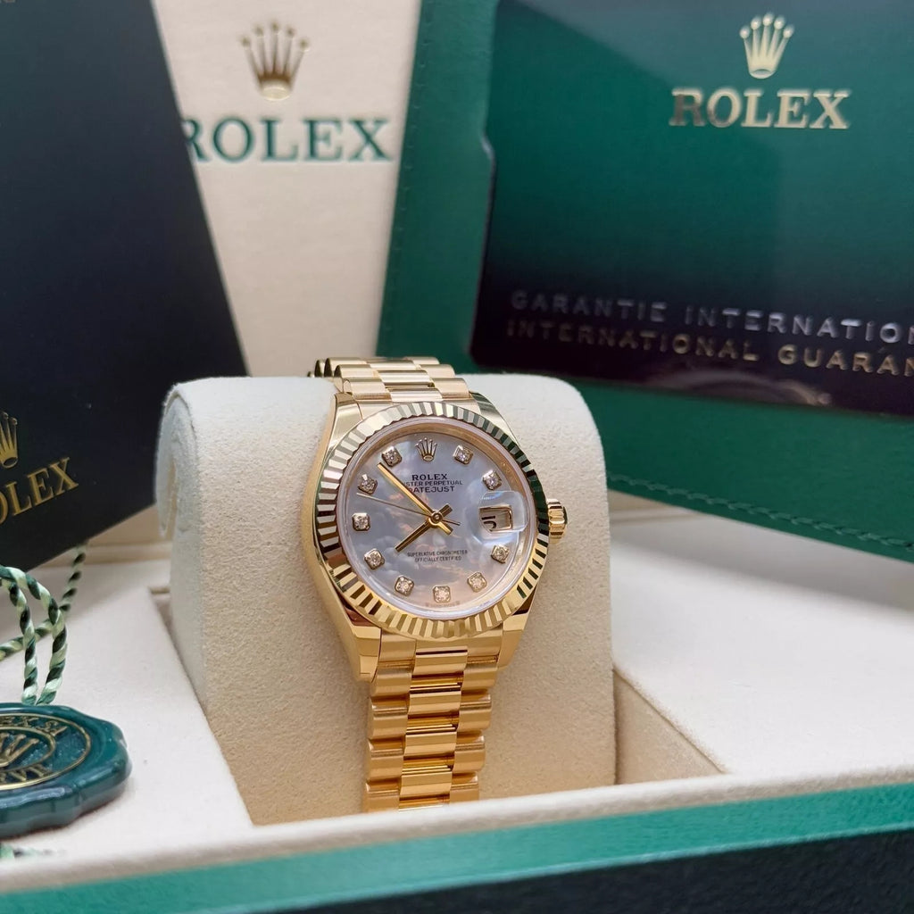 【1:1 Super Clone】 Lady-Datejust 28mm 279178 Mother-of-Pearl Diamonds Dial