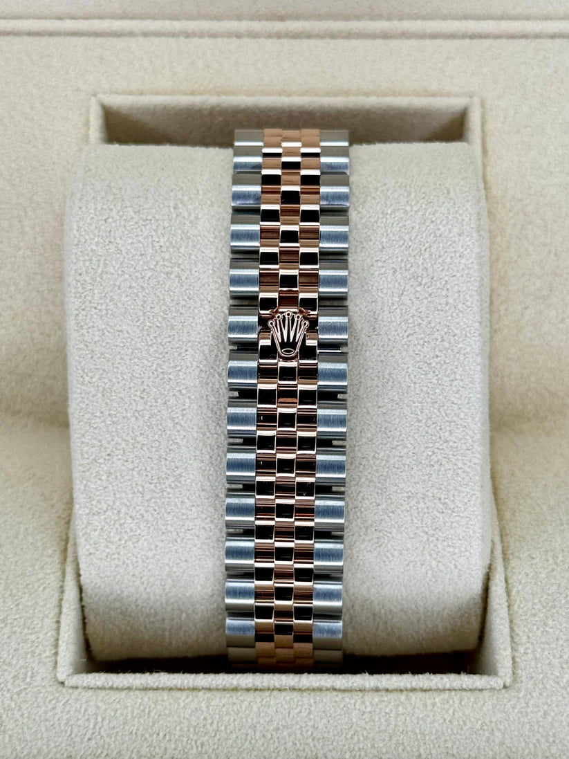 【1:1 Super Clone】 Datejust m278381-0005/0006 Chocolate Roman Diamond 31mm Dial Diamond-Set Bezel and Oyster Bracelet Watch