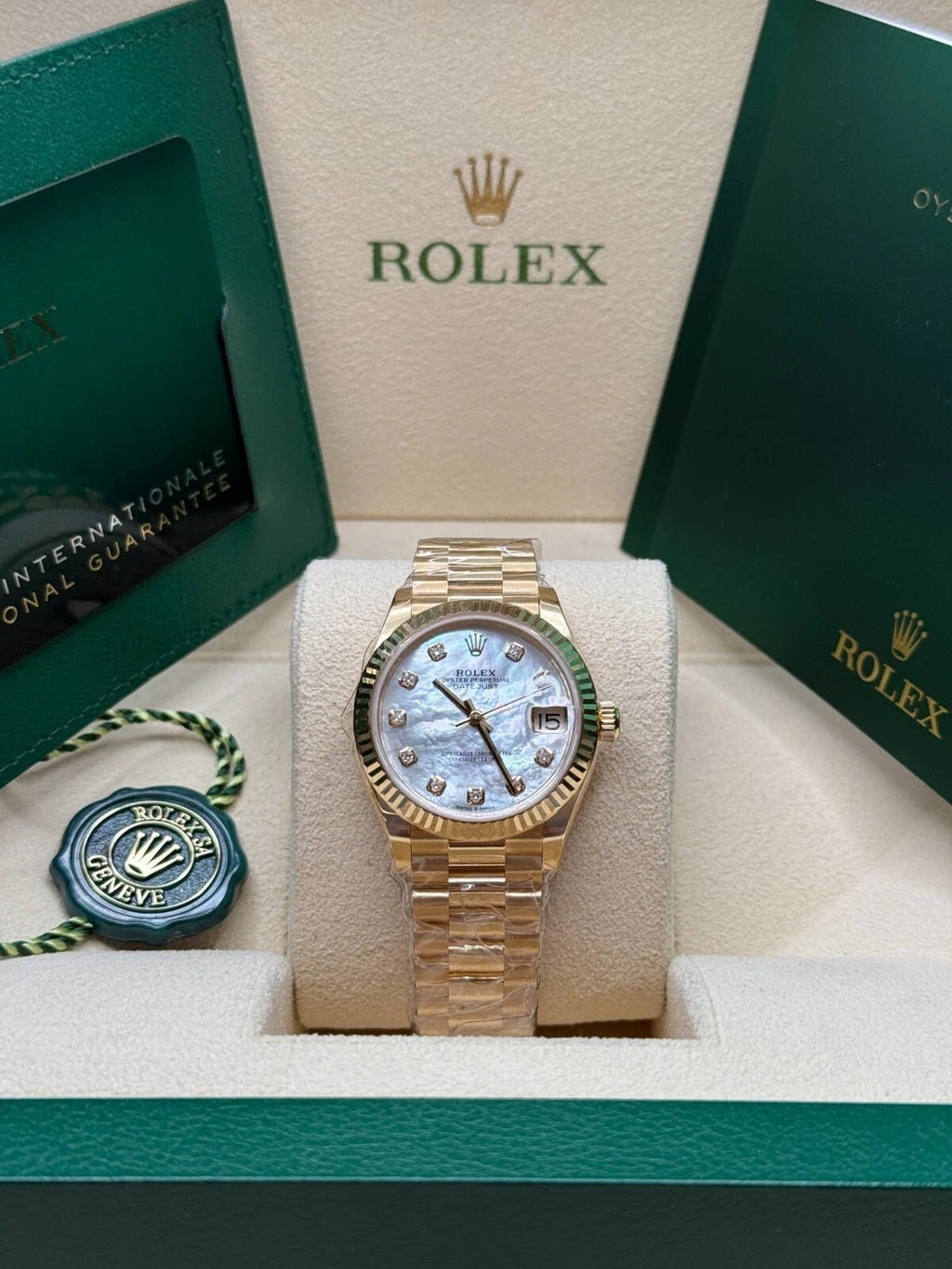 【1:1 Super Clone】 Datejust m278278-0020 White 31mm Dial President Bracelet Watch