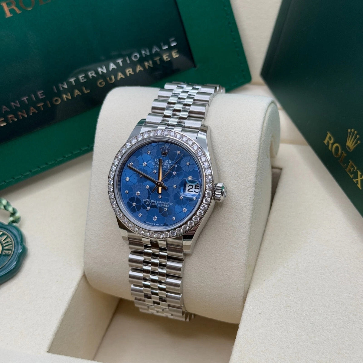 【1:1 Super Clone】 Datejust m278384RBR-0039/0040 Azzurro Blue 31mm Dial Oyster Watch