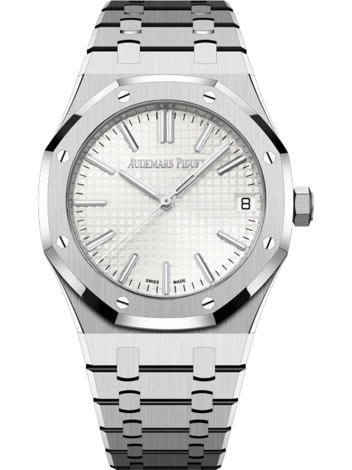【1:1 Super Clone】A&P ROYAL OAK Silver-Toned Dial 41mm