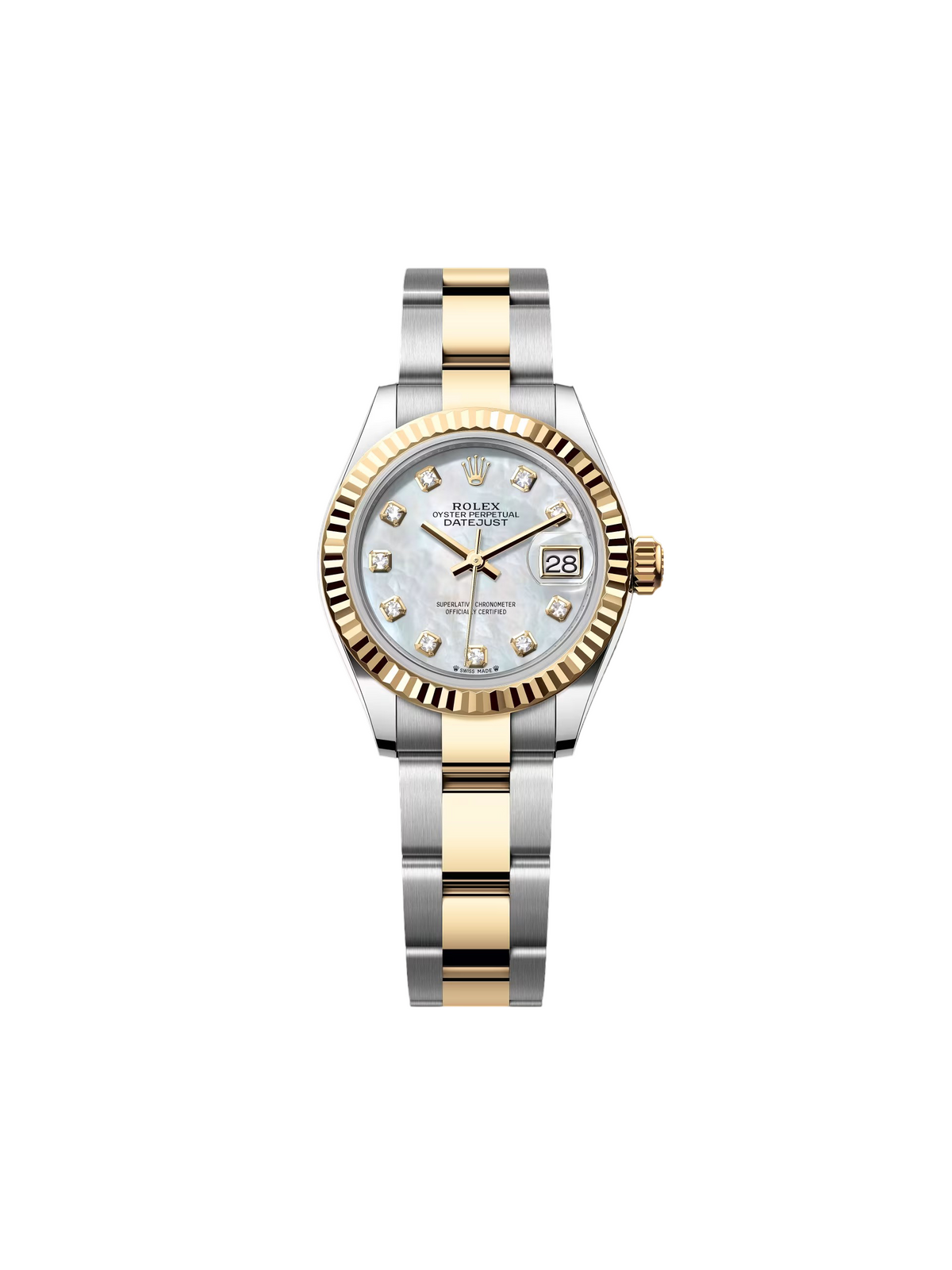 【1:1 Super Clone】 Lady-Datejust 28mm 279173 Mother of Pearl Diamond Dial Oyster Bracelet