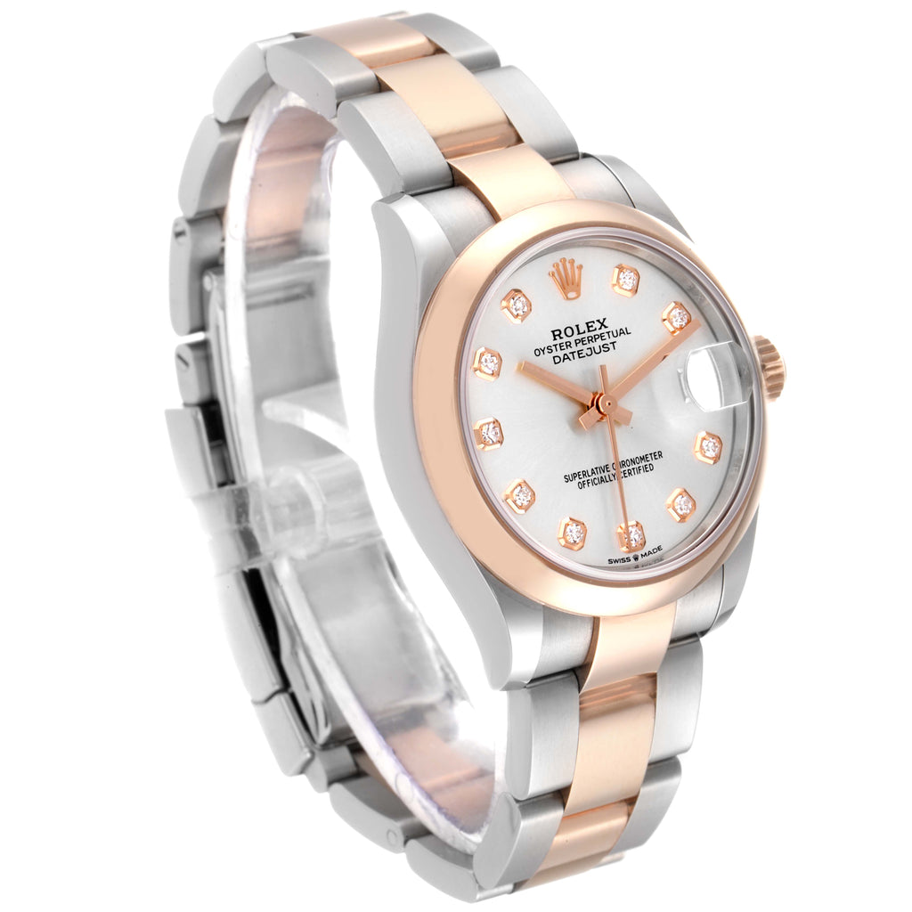 【1:1 Super Clone】 Datejust m278241-0015/0016 Silver 31mm Dial Oyster Bracelet Watch
