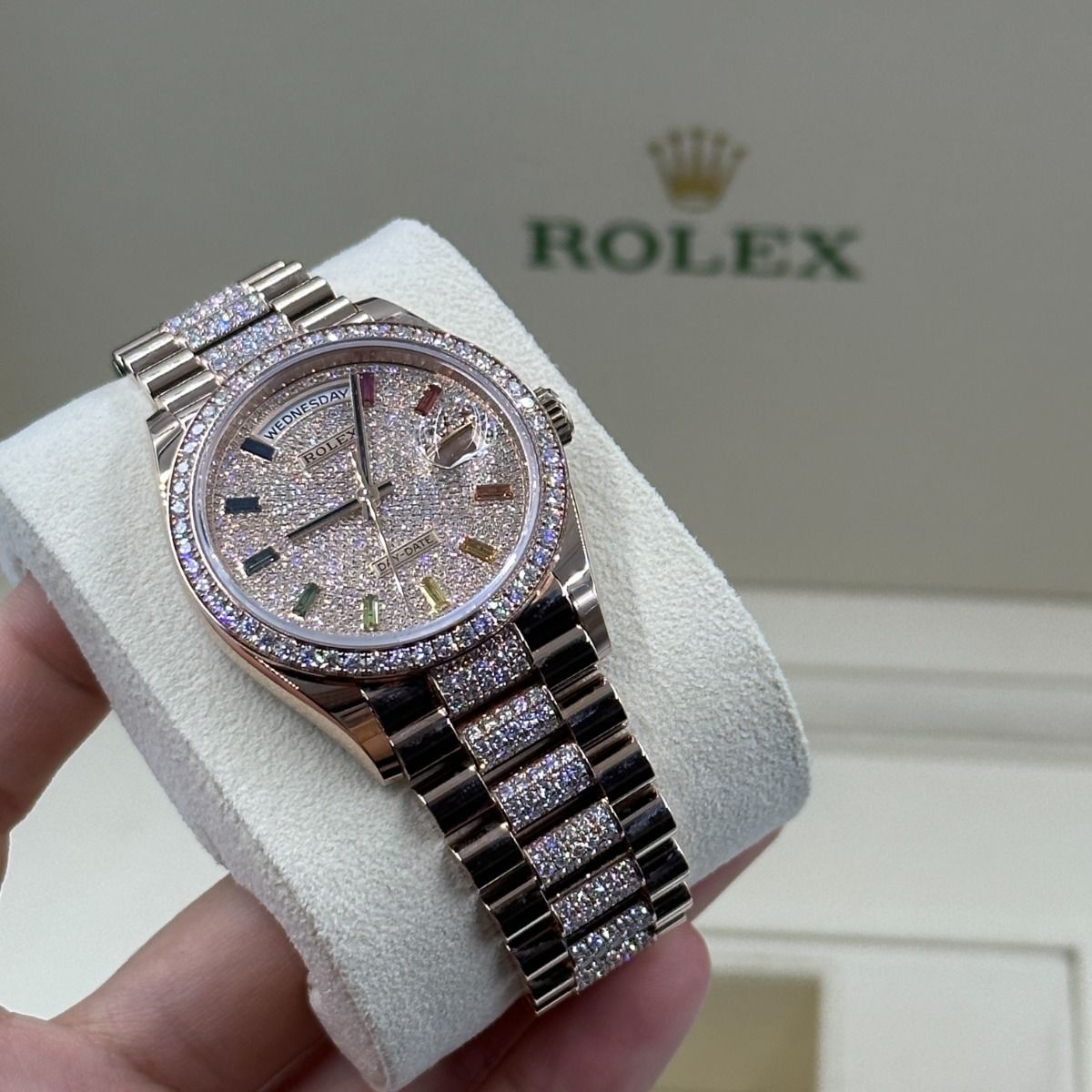【1:1 Super Clone】  Day-Date M128345RBR-0042 36mm