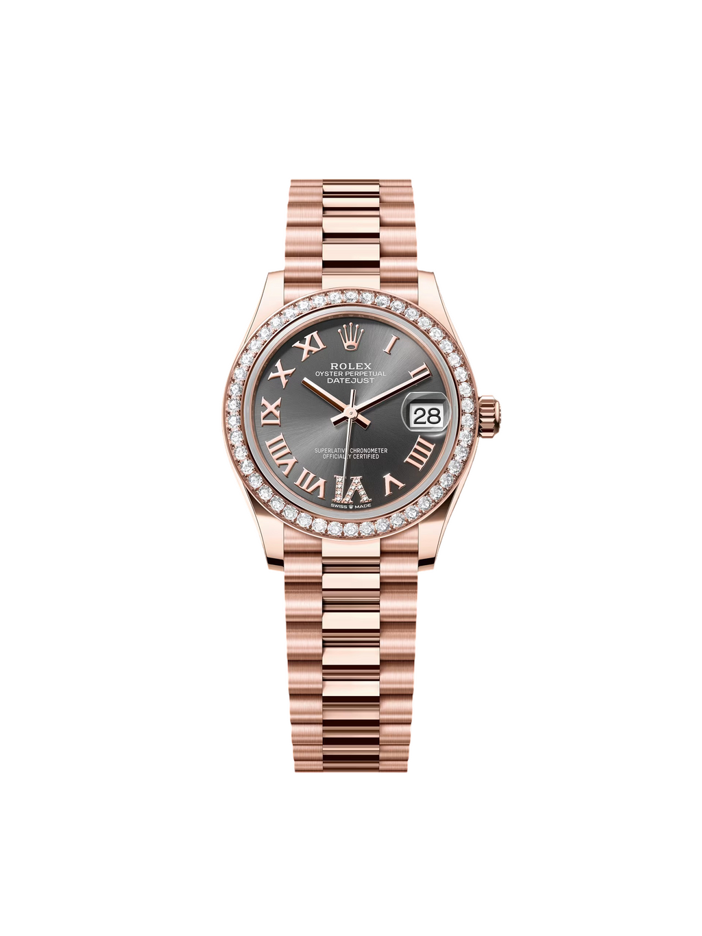 【1:1 Super Clone】 Datejust m278285RBR-0027 Slate Dial 31mm