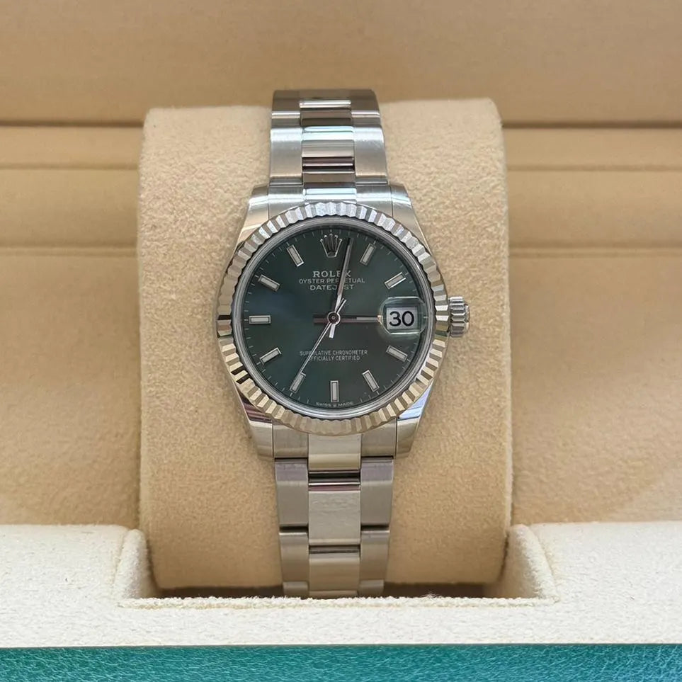 【1:1 Super Clone】 Datejust m278274-0017/0018 Green Dial 31mm Oyster Watch