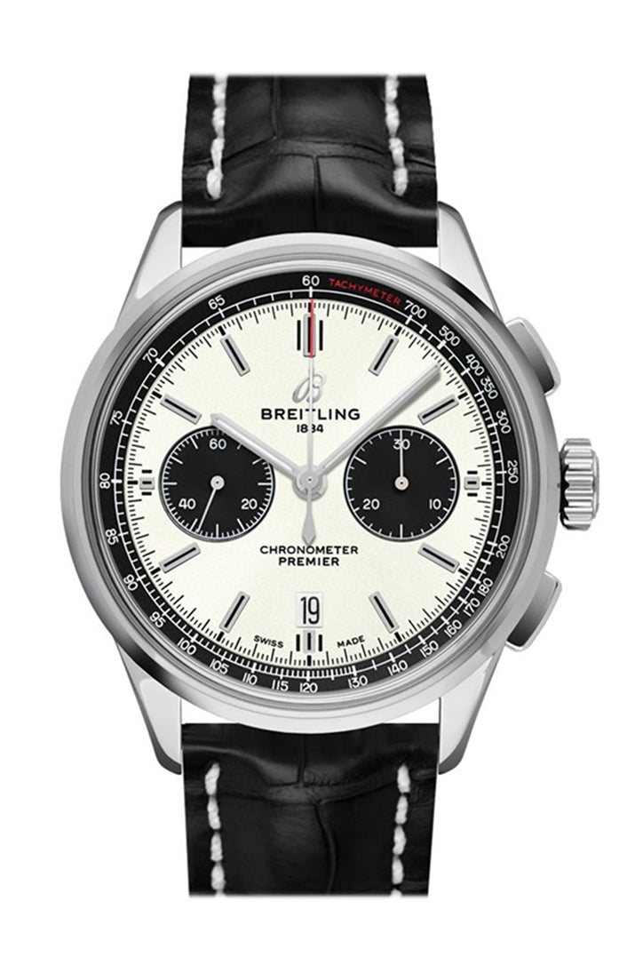 【1:1 Super Clone】Breitling Premier B01 Chronogragh 42mm BLACK CROC AB0118221 G1P1