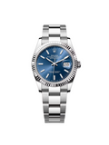 【1:1 Super Clone】  Datejust 36mm 126234 Blue Index Dial 36mm Oyster Stainless Steel
