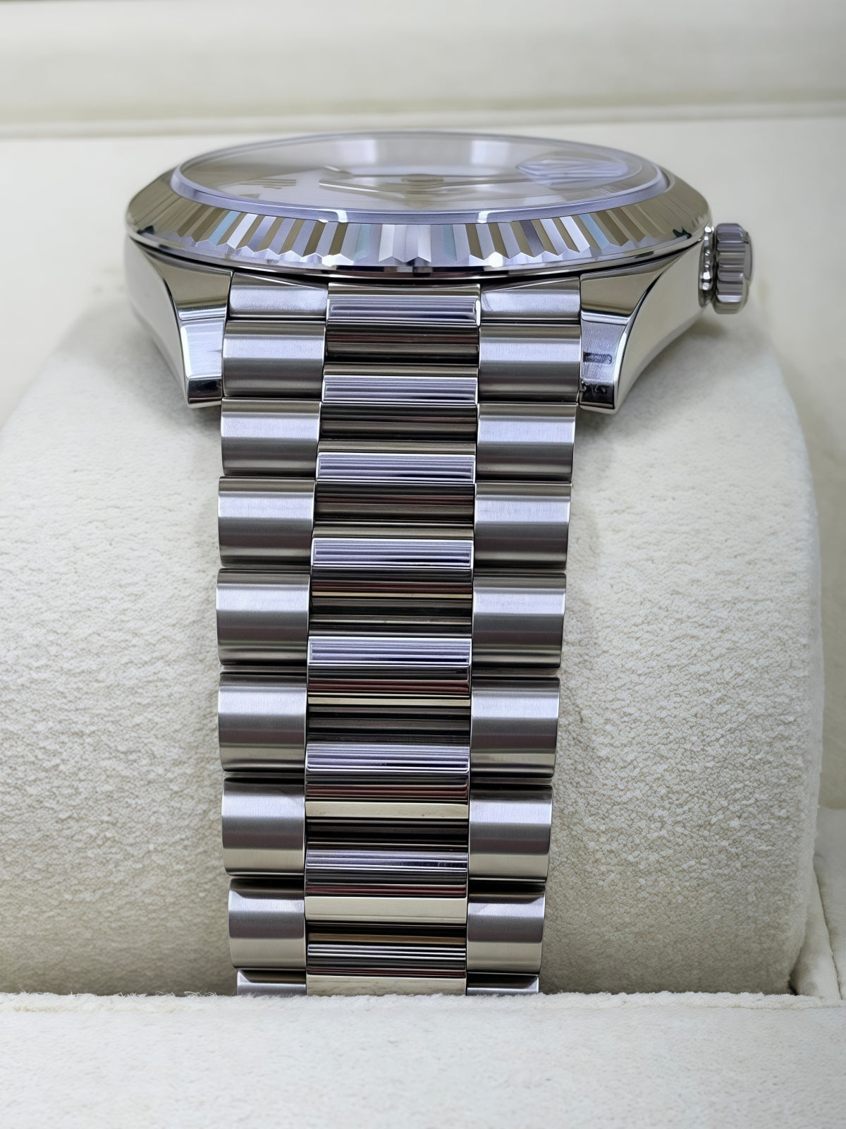 【1:1 Super Clone】 Day-Date 228236-0010 White Roman Dial