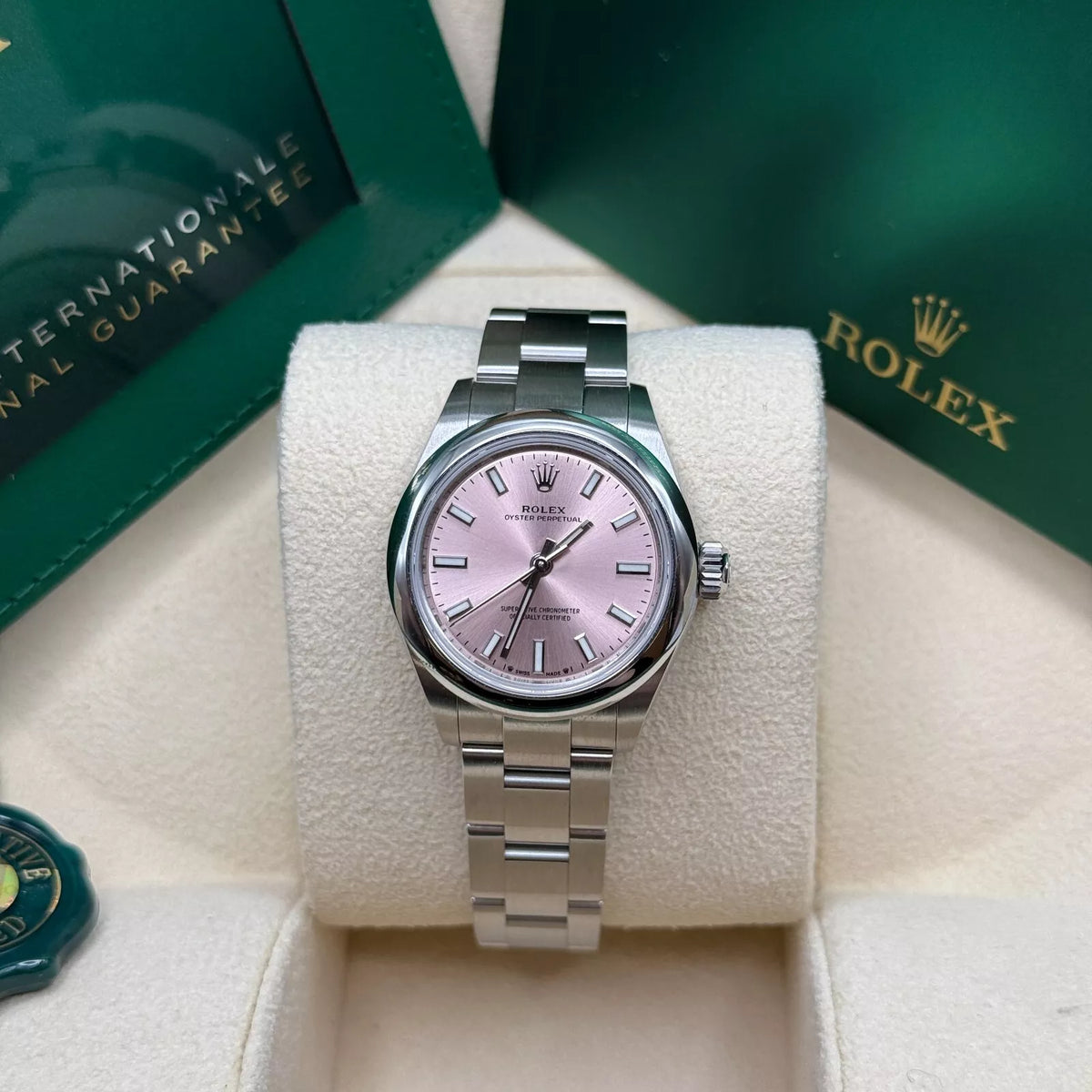 【1:1 Super Clone】 Oyster Perpetual 31mm 277200-0009 Pink Dial Oyster Bracelet Watch