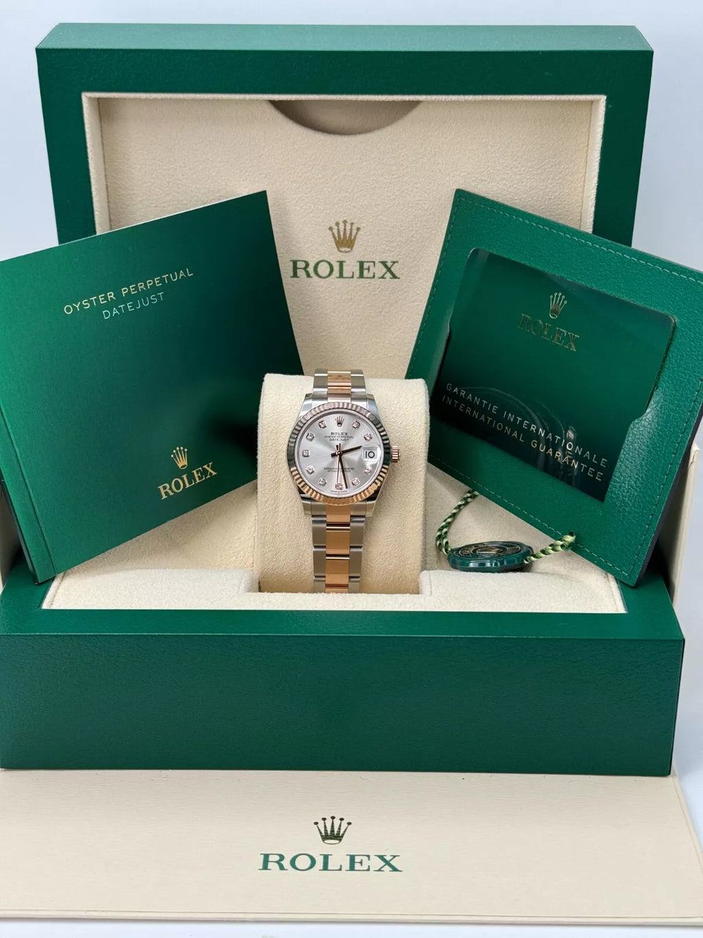 【1:1 Super Clone】 Datejust m278271-0015/0016 Silver 31mm Dial Oyster Bracelet Watch