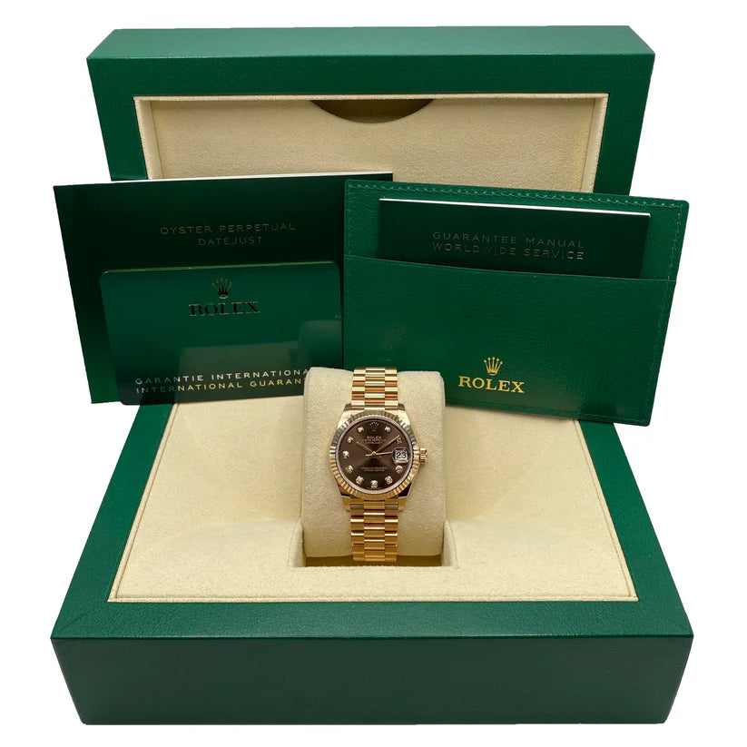 【1:1 Super Clone】 Datejust m278275-0010 Chocolate 31mm Dial