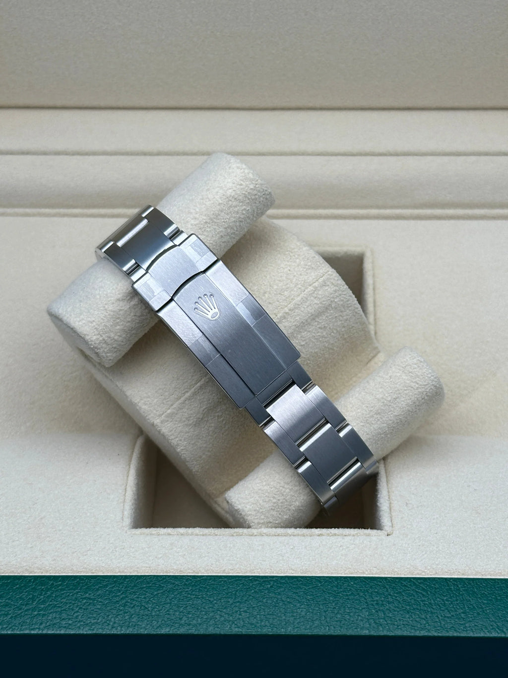 【1:1 Super Clone】 Oyster Perpetual 34mm 124200  Blue Dial Oyster Stainless Steel Bracelet