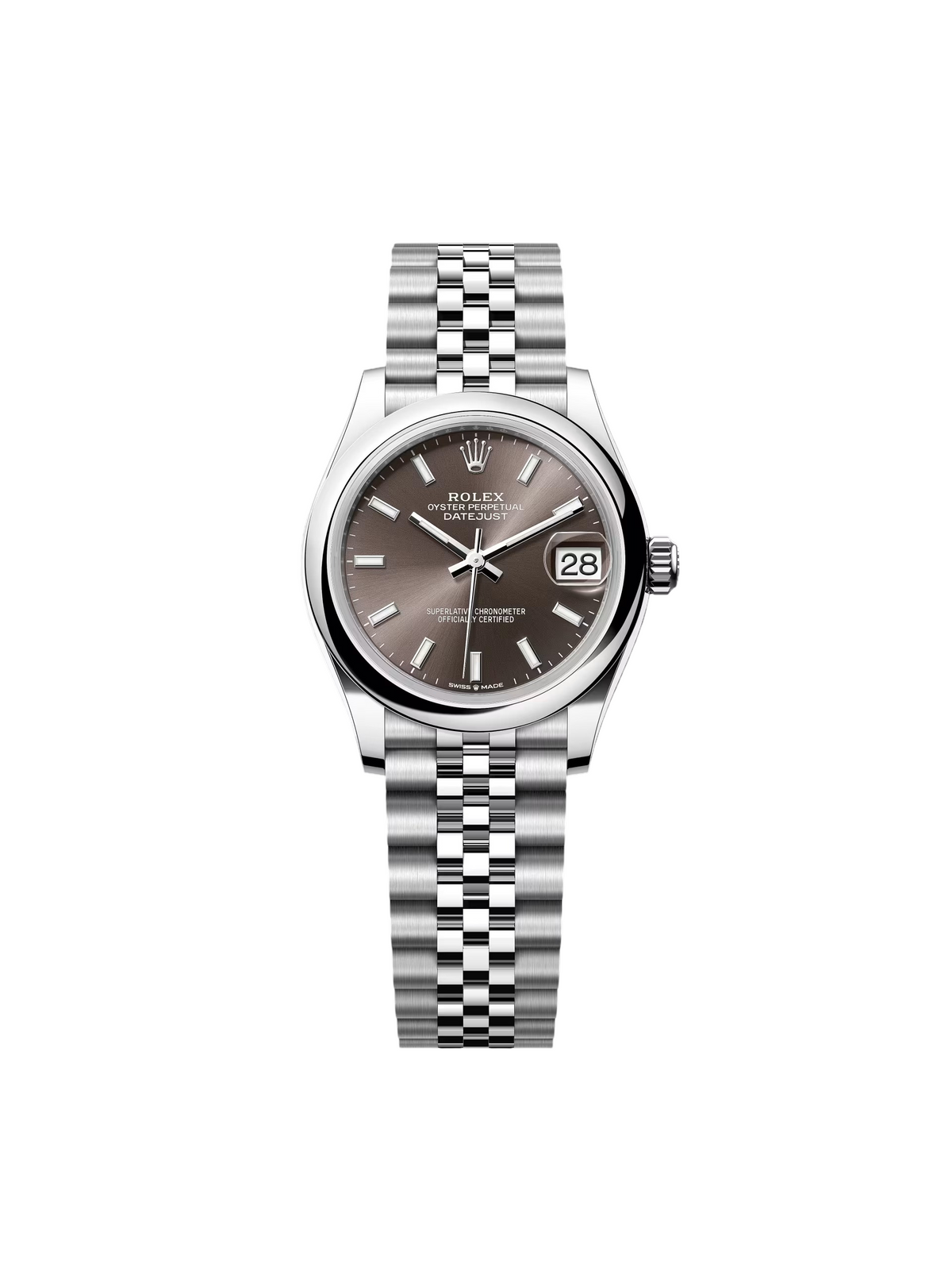 【1:1 Super Clone】 Datejust m278240-0009/0010 31mm Dark Grey Domed Bezel Oyster Oystersteel