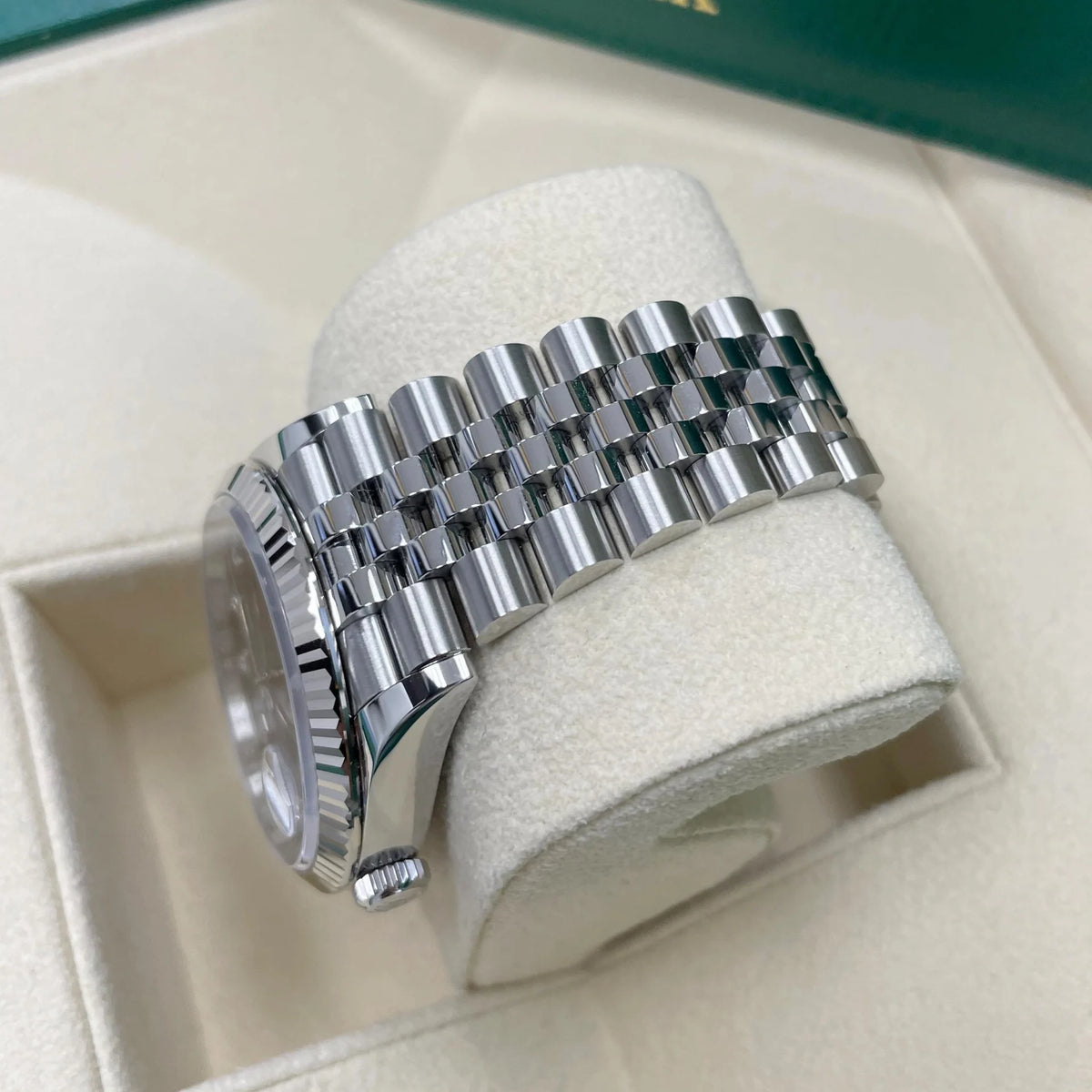 【1:1 Super Clone】  Datejust 36mm 126234 Blue Fluted Motif Diamond Dial Jubilee Bracelet Watch