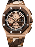 【1:1 Super Clone】A&P OFFSHORE Pink Gold Brown Camouflage Dial CHRONOGRAPH 44mm