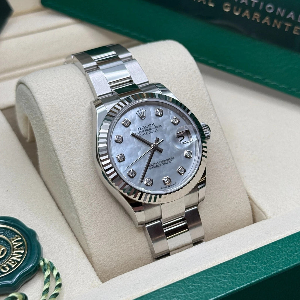 【1:1 Super Clone】 Datejust m278384RBR-0007/0008 Mother-of-Pearl 31mm Dial Oyster Watch