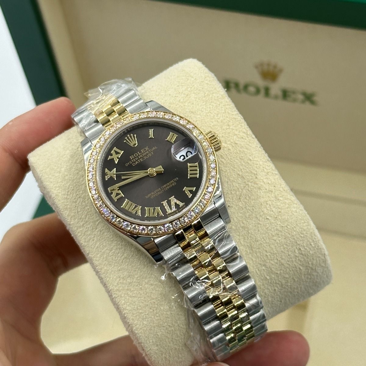 【1:1 Super Clone】 Datejust m278383RBR-0017/0018 31mm Dark Grey Dial Oyster Bracelet