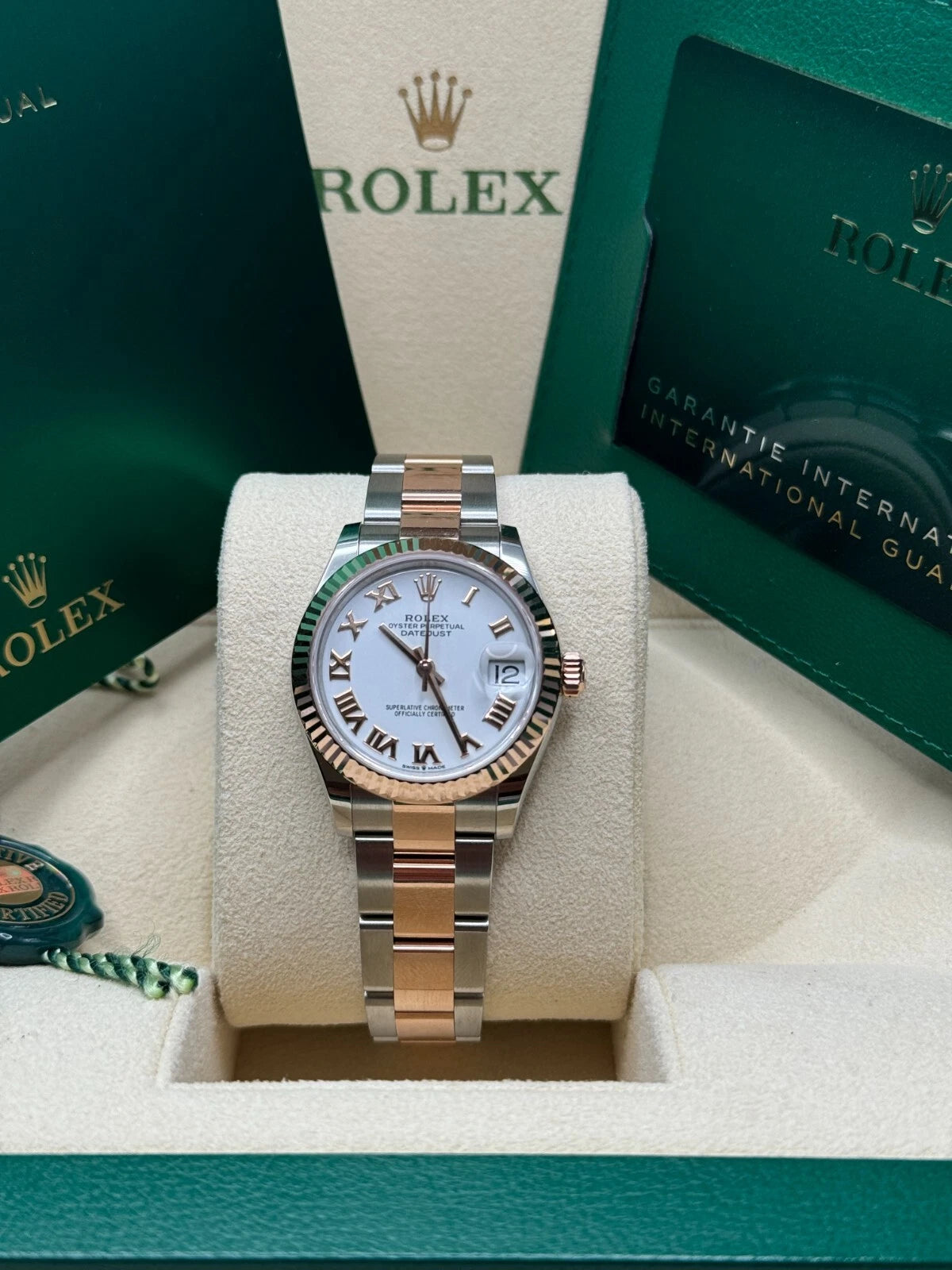 【1:1 Super Clone】 Datejust m278271-0001/0002 White 31mm Dial Oyster Bracelet Watch
