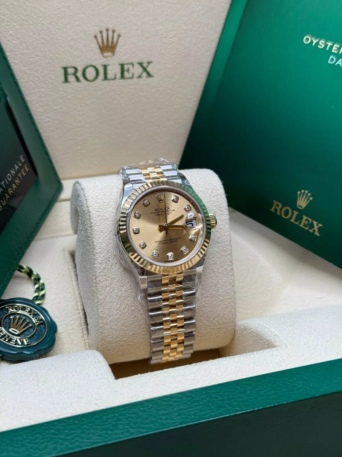 【1:1 Super Clone】 Datejust m278273-0025/0026 31mm Champagne Dial Stainless Steel and Yellow Gold Oyster Watch