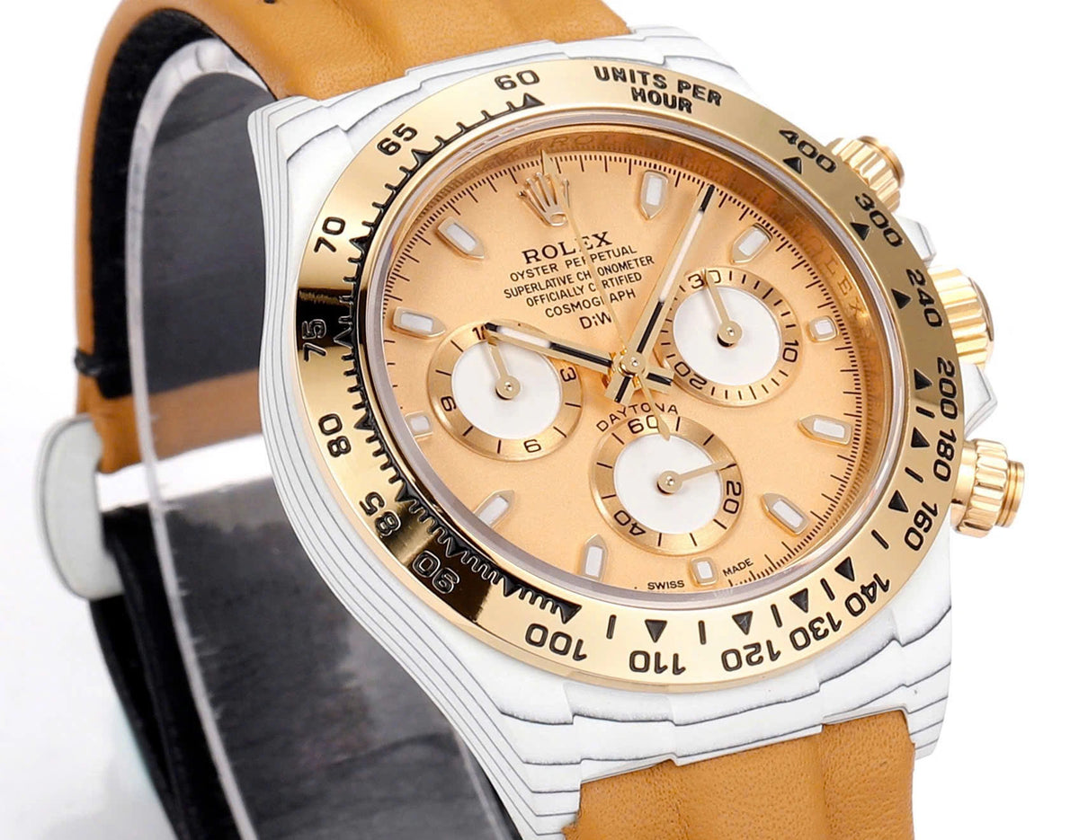 【1:1 Super Clone】Rolex Cosmograph Daytona DIW Golden Essence 40mm Replica 1:1 – Top Quality Version