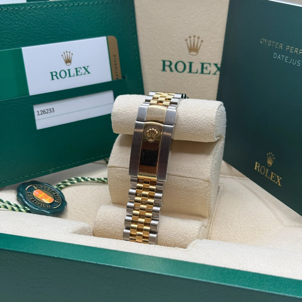 【1:1 Super Clone】  Datejust 36mm 126233 White Dial Oyster Bracelet Watch