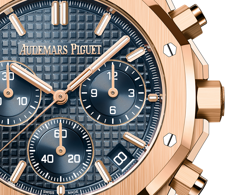 ROYAL OAK Pink Gold “Bleu nuit nuage 50” Dial CHRONOGRAPH 41mm