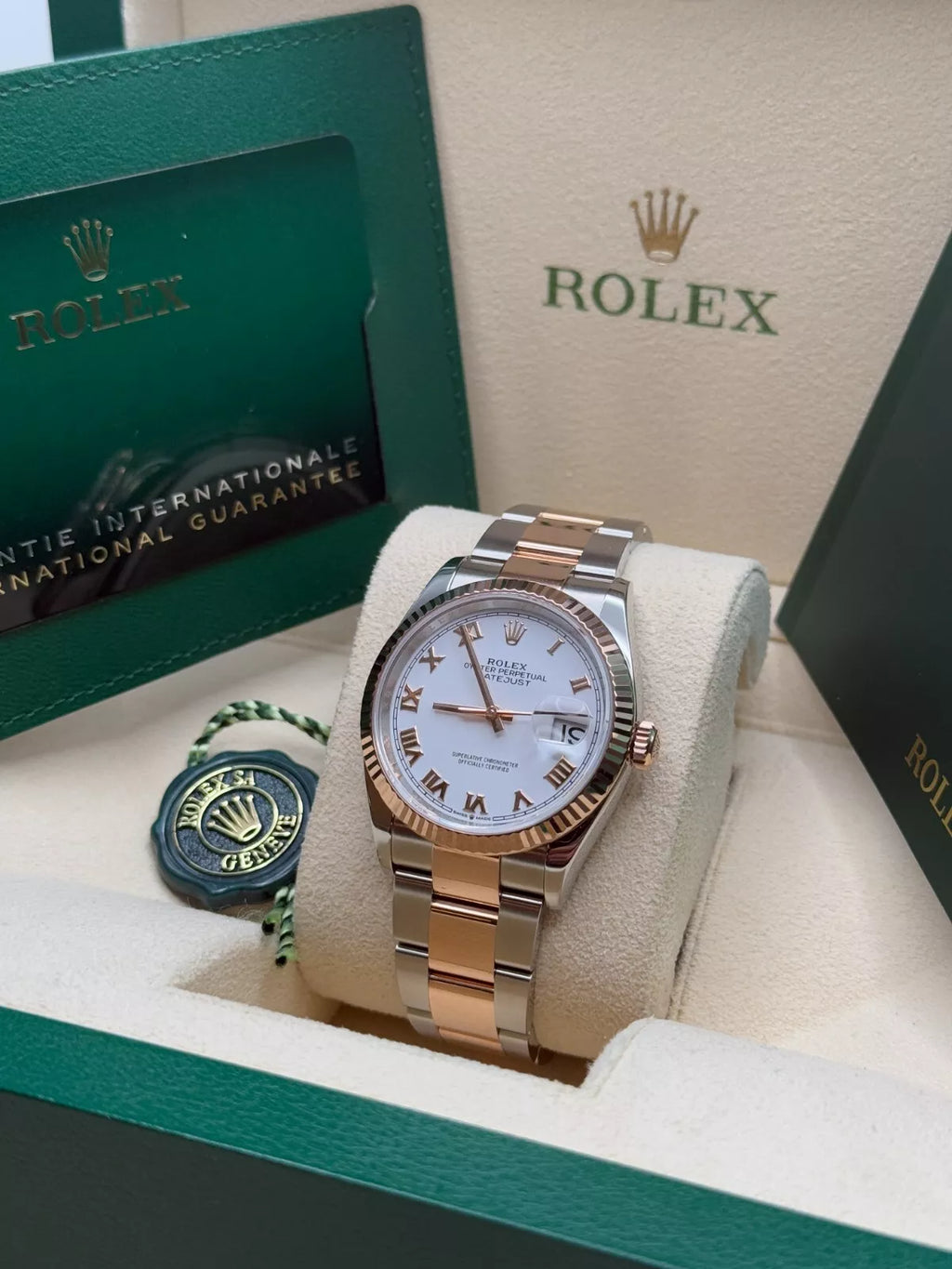 【1:1 Super Clone】  Datejust 36mm 126231 White Dial Oyster Bracelet