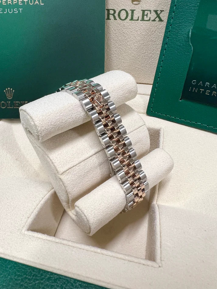 【1:1 Super Clone】 Lady-Datejust 28mm 279171 White Roman Oyster Stainless Steel and Rose Gold