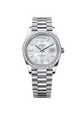 【1:1 Super Clone】 Day-Date 40mm 228396TBR-0043 Mother Of Pearl Diamond Dial and Bezel