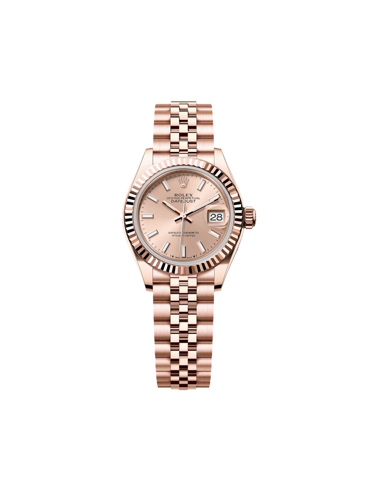 【1:1 Super Clone】 Lady-Datejust 28mm 279175 Rose Dial President Everose Gold