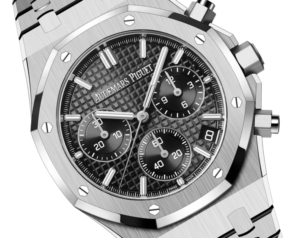 【1:1 Super Clone】A&P ROYAL OAK Black Dial CHRONOGRAPH 41mm