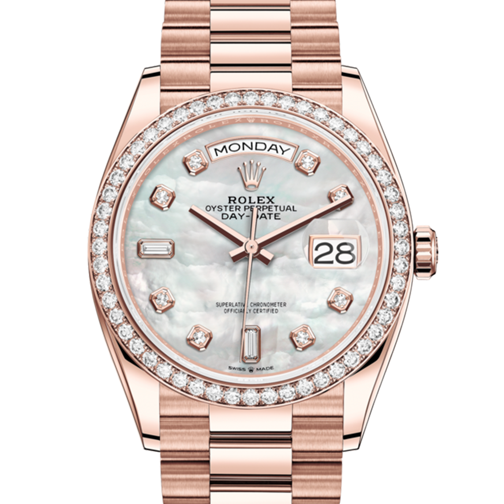 LadyRolex DAY-DATE 36，128345RBR