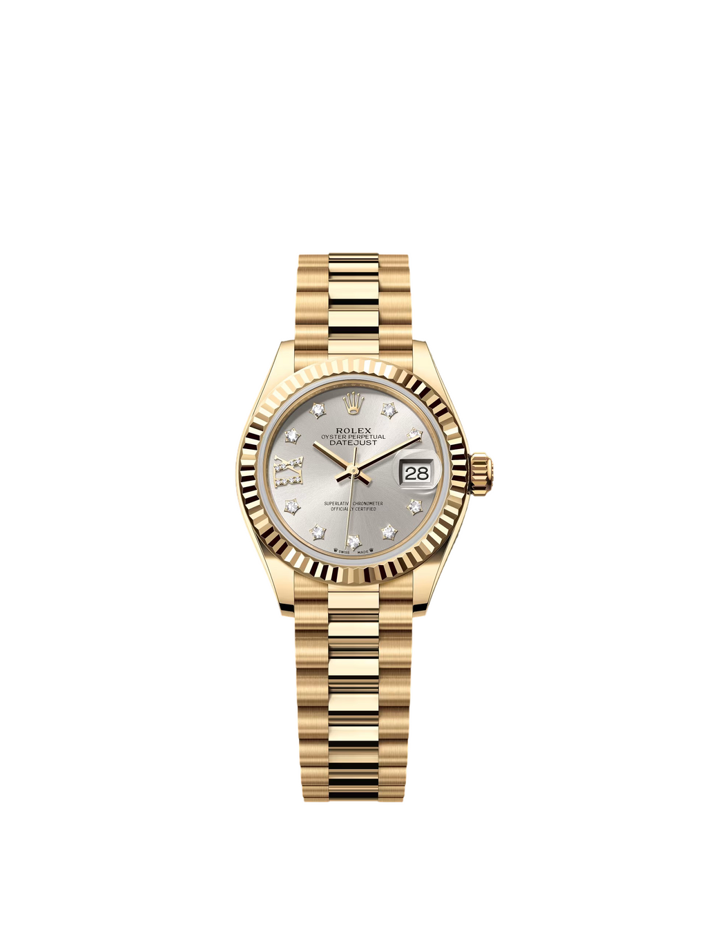 【1:1 Super Clone】 Lady-Datejust 28mm 279178 Silver Diamond Dial