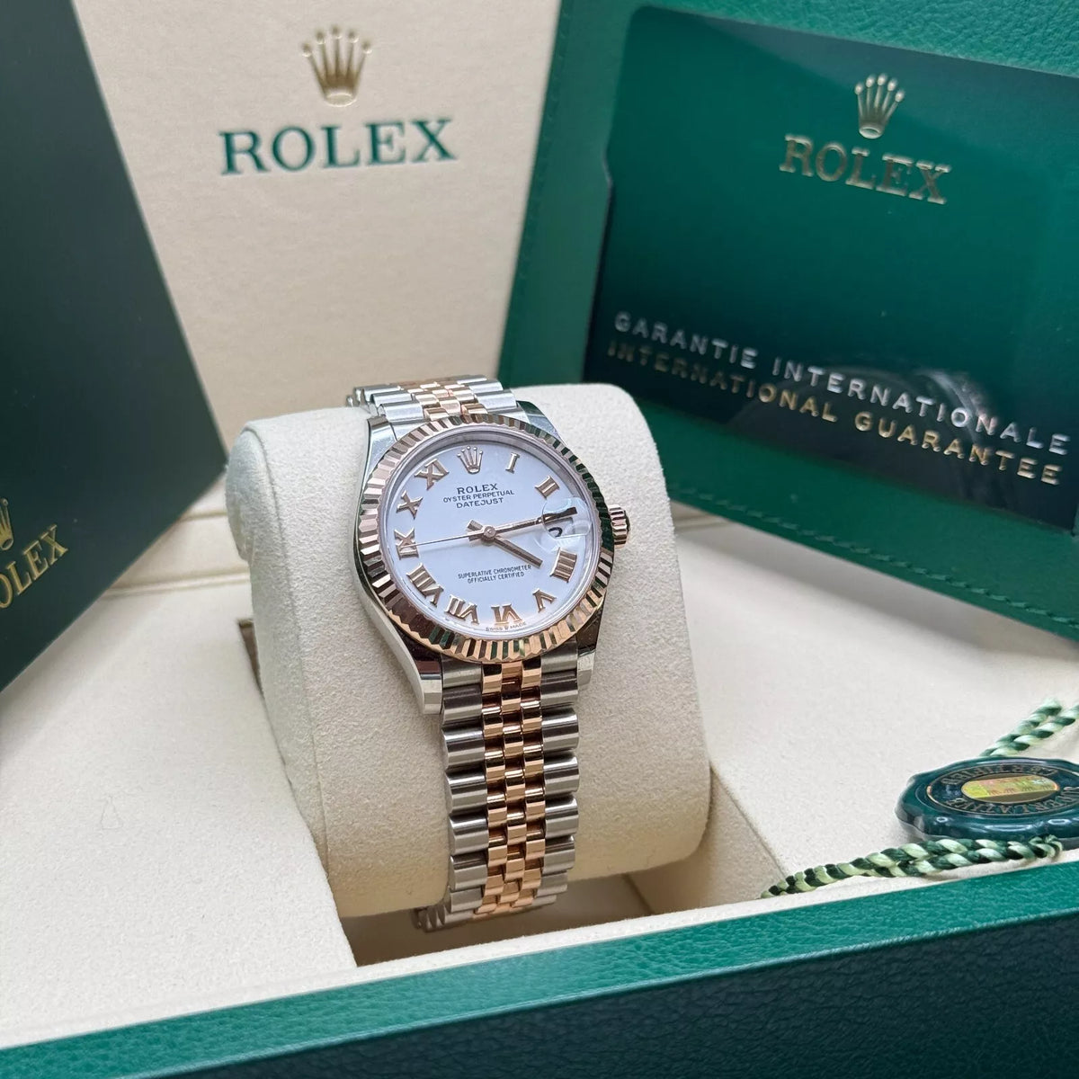 【1:1 Super Clone】 Datejust m278271-0001/0002 White 31mm Dial Oyster Bracelet Watch