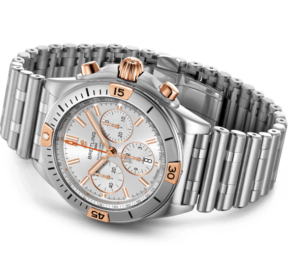 【1:1 Super Clone】Breitling Watch Chronomat B01 42 Silver Bracelet