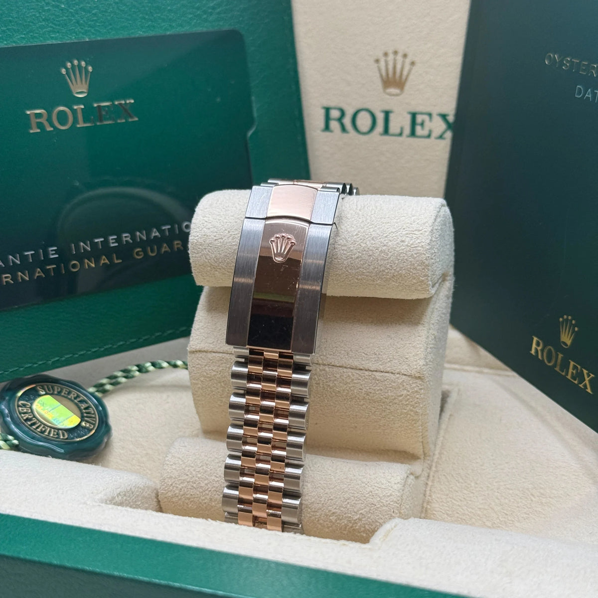 【1:1 Super Clone】  Datejust 36mm 126231 Silver Fluted Motif Dial Oystersteel and Everose gold Bracelet
