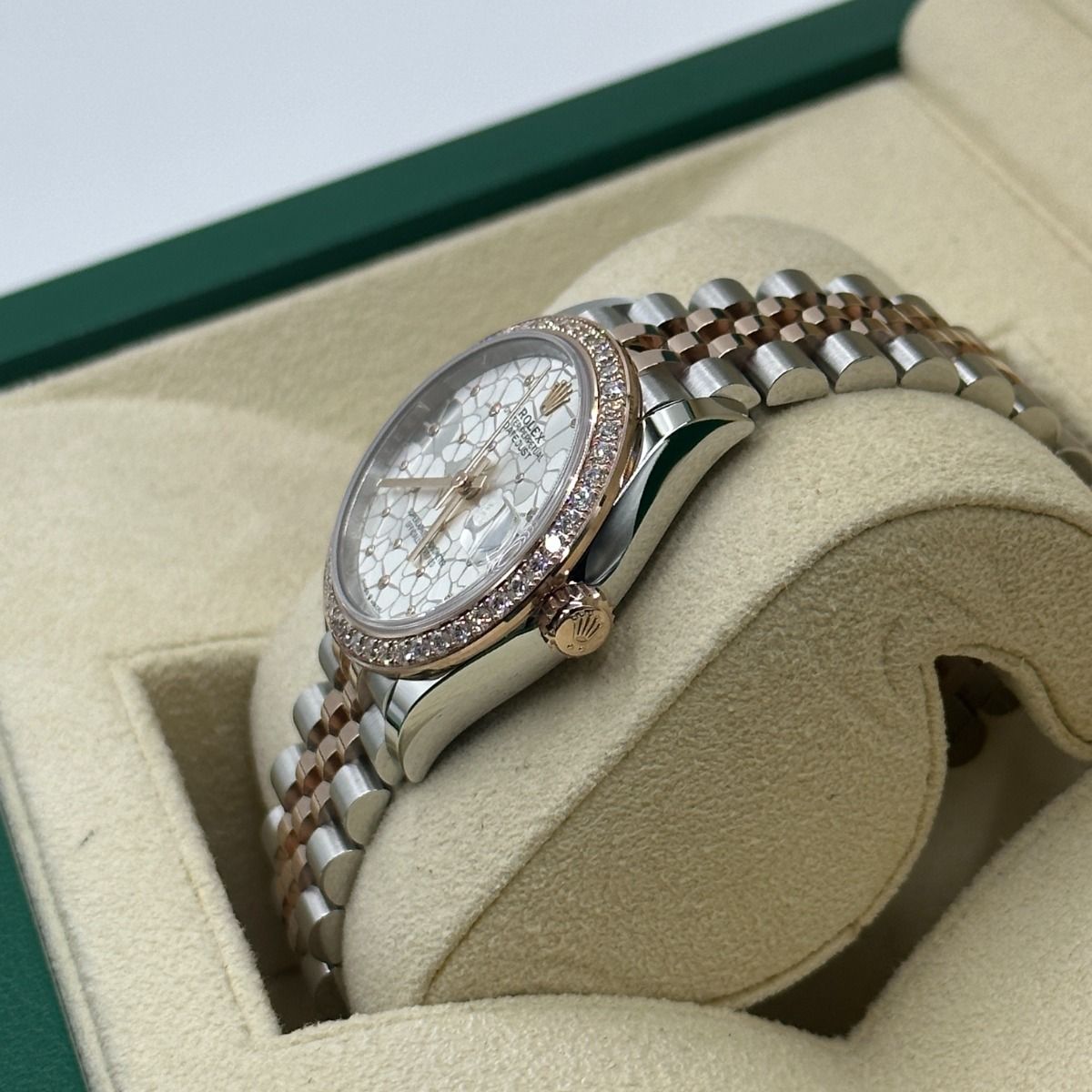 【1:1 Super Clone】 Datejust m278381-0031/0032 Silver Floral Motif Diamond Dial Diamond-Set Bezel 31mm