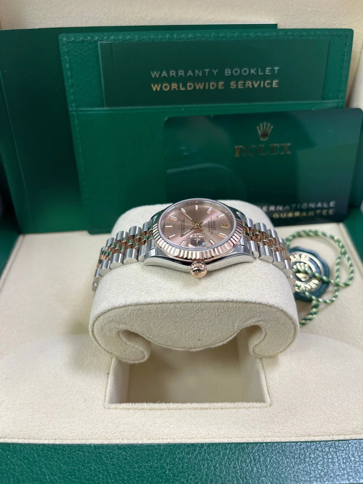 【1:1 Super Clone】 Lady-Datejust 28mm 279171 Sundust Index Oyster Stainless Steel and Rose Gold