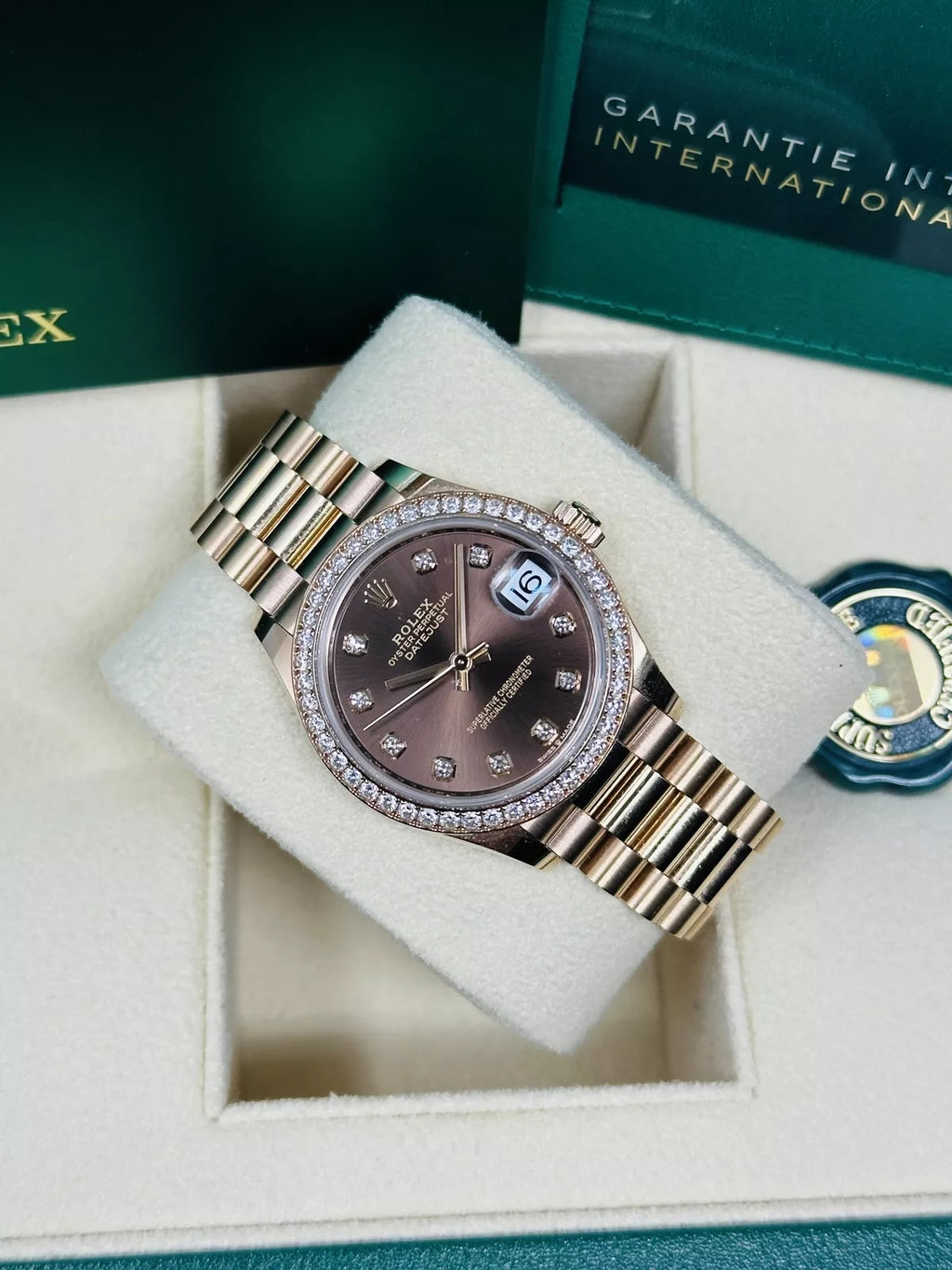 【1:1 Super Clone】 Datejust m278285RBR-0006 Chocolate Dial 31mm