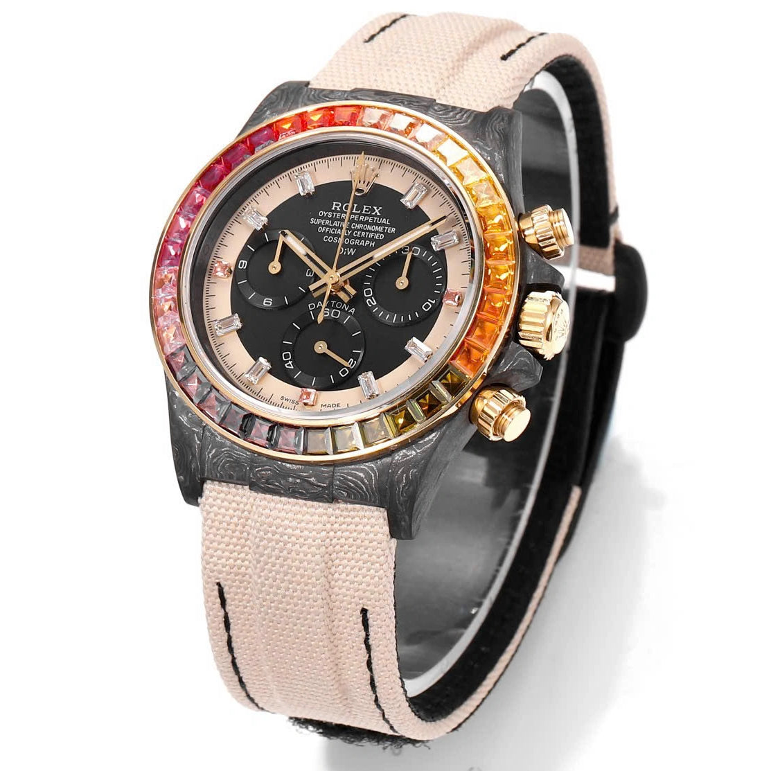 【1:1 Super Clone】Rolex Cosmograph Daytona Rainbow 116595RBOW 40mm Replica 1:1 – Top Quality Version