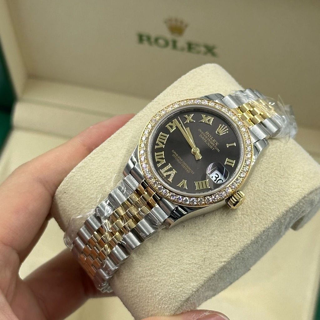 【1:1 Super Clone】 Datejust m278383RBR-0017/0018 31mm Dark Grey Dial Oyster Bracelet