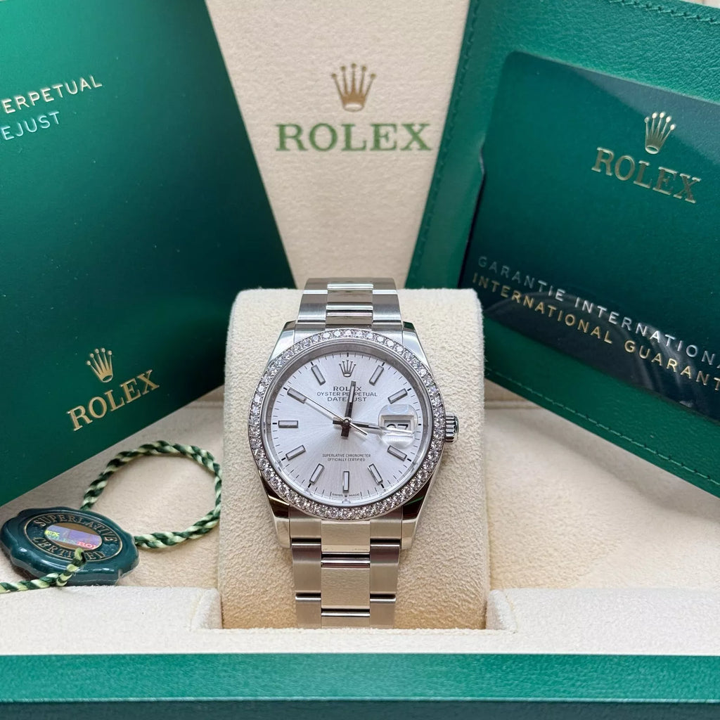【1:1 Super Clone】  Datejust 36mm 126284 Silver Dial  Watch