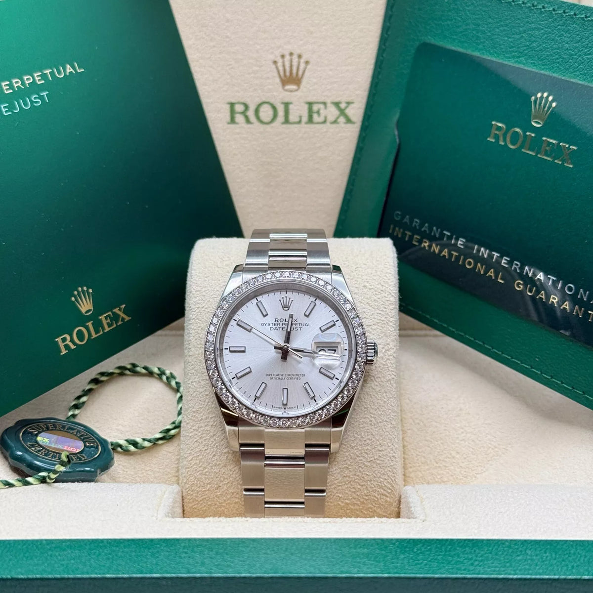 【1:1 Super Clone】  Datejust 36mm 126284 Silver Dial  Watch