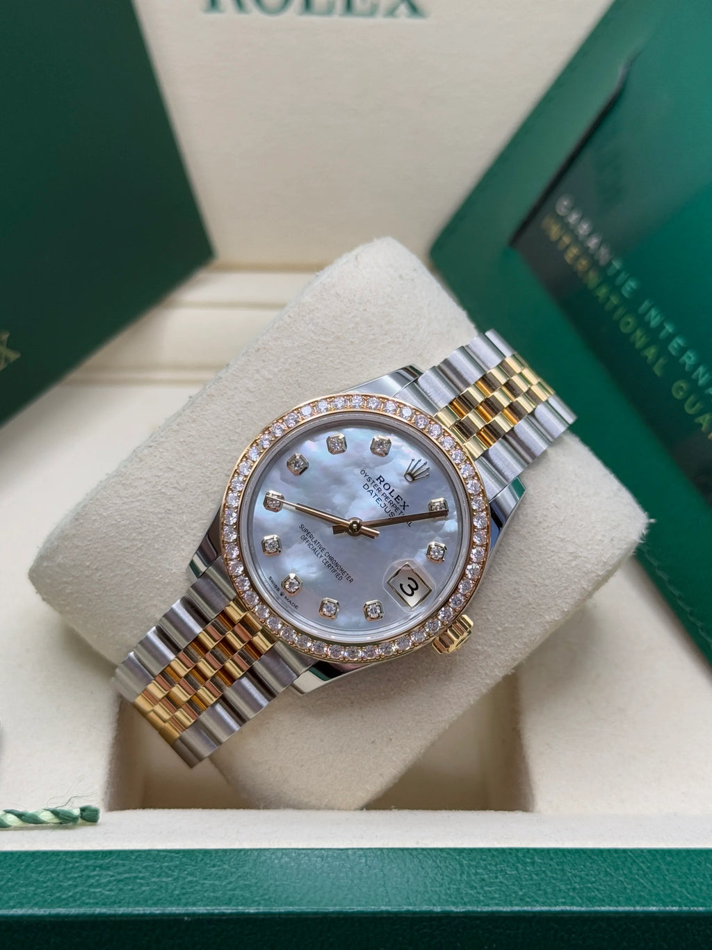 【1:1 Super Clone】 Datejust m278383-0027/0028 31mm Mother of Pearl Dial Oyster Bracelet
