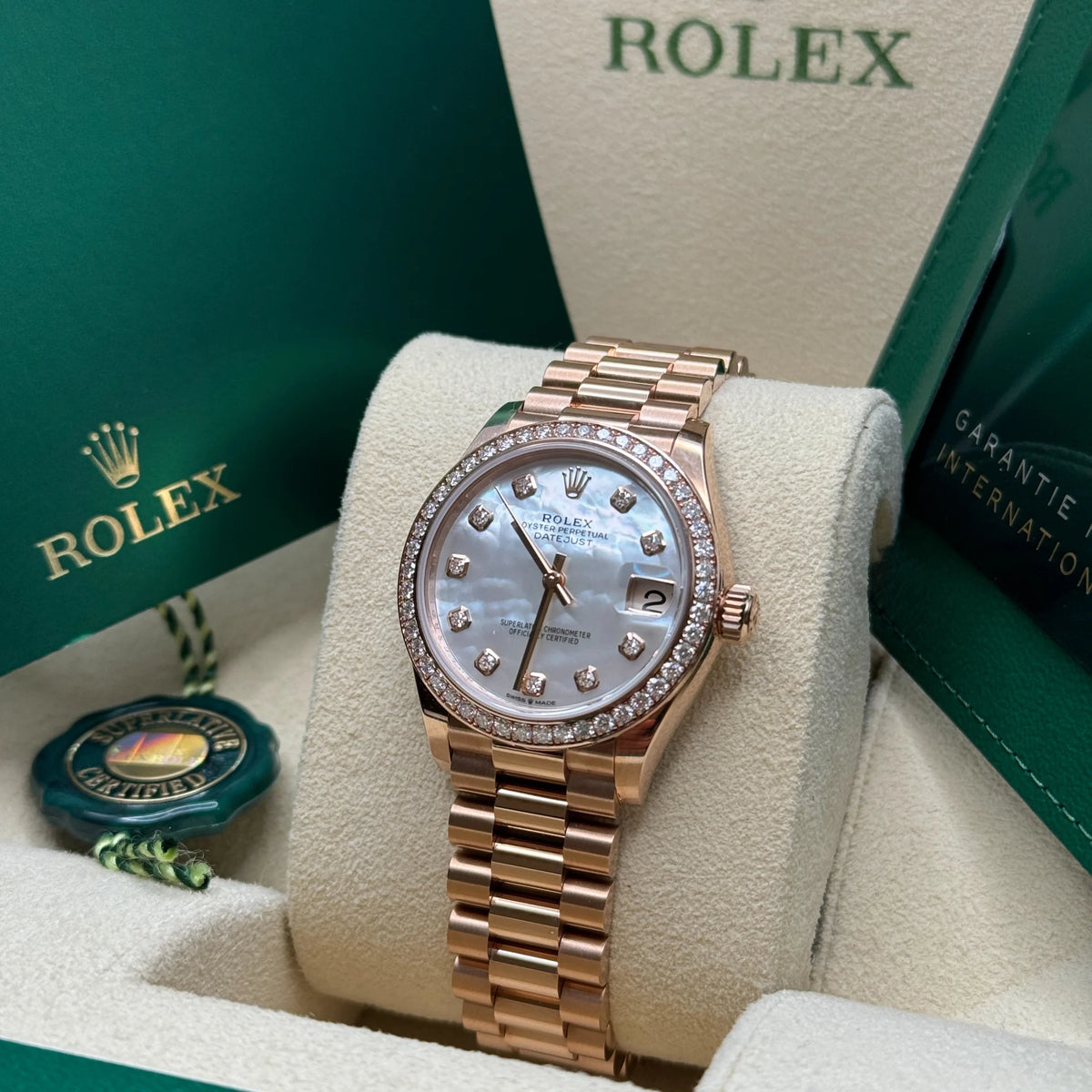 【1:1 Super Clone】 Datejust m278285RBR-0005 Mother-of-Pearl 31mm Dial