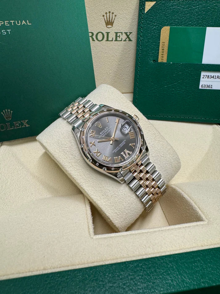 【1:1 Super Clone】 Datejust m278341-0029/0030 Slate Dial 31mm Dial Oyster Bracelet