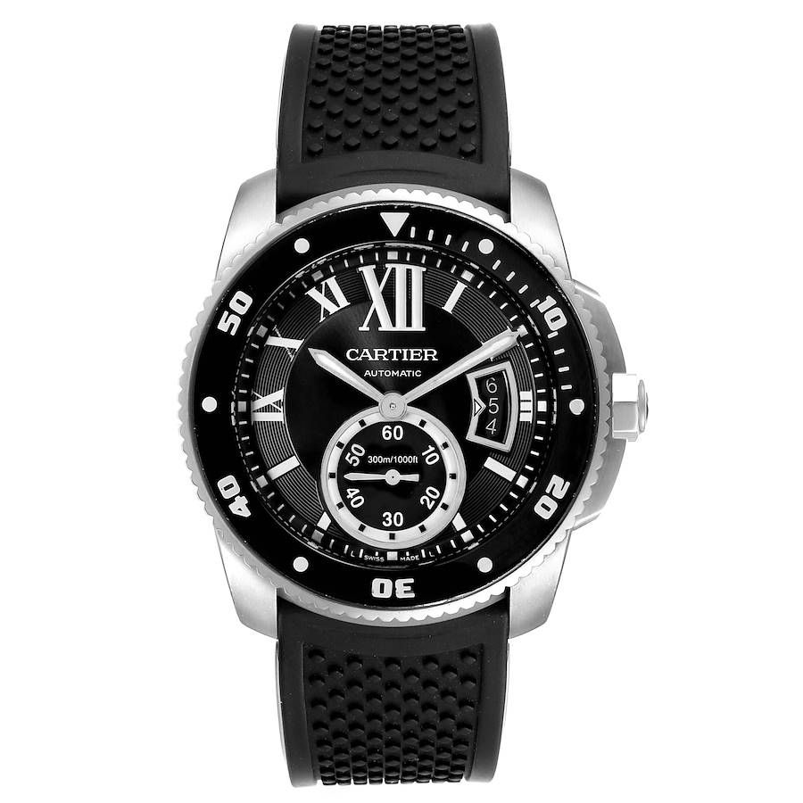【1:1 Super Clone】Calibre Diver Black Rubber 42mm