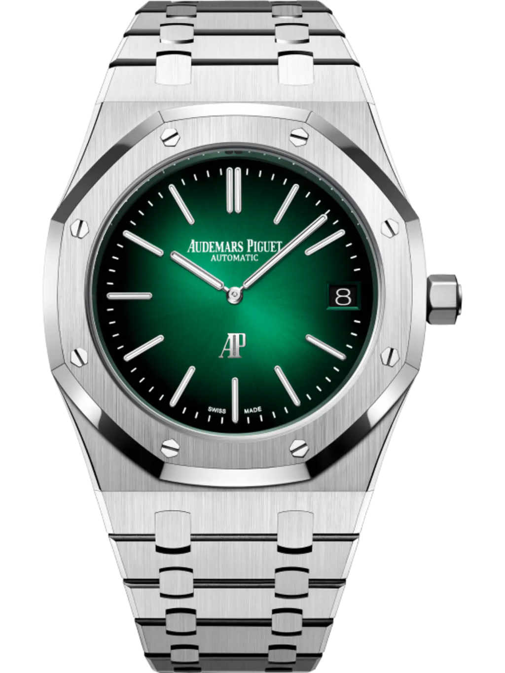 【1:1 Super Clone】A&P ROYAL OAK “JUMBO” Smoked Green Dial 39mm