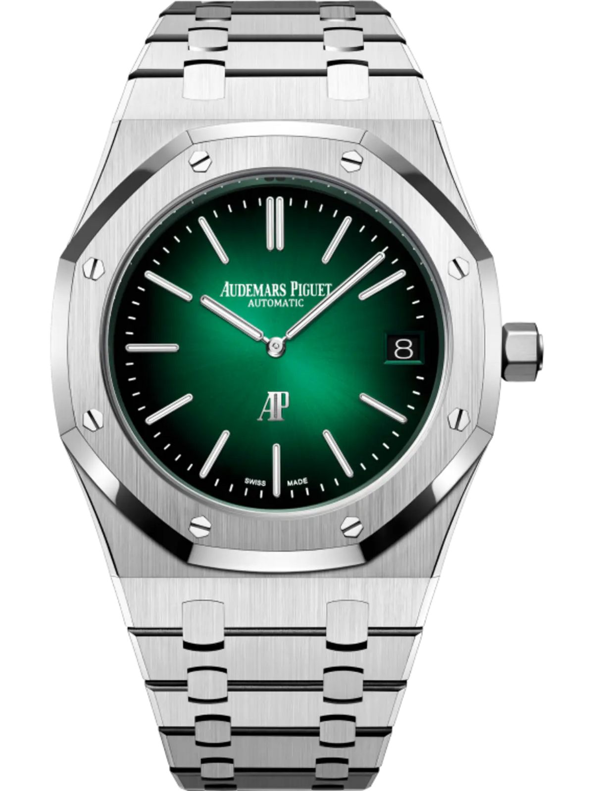 【1:1 Super Clone】A&P ROYAL OAK “JUMBO” Smoked Green Dial 39mm